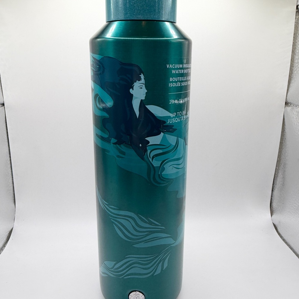 Starbucks Teal mermaid vacuum insulated water Bottle